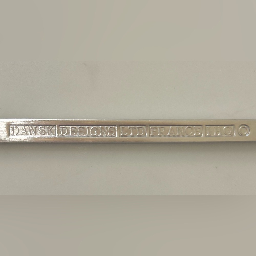 Set 2 MCM Dansk Designs LTD Ingot Vintage Stainless Steel Iced Tea Spoon 8.5” - Picture 6 of 6